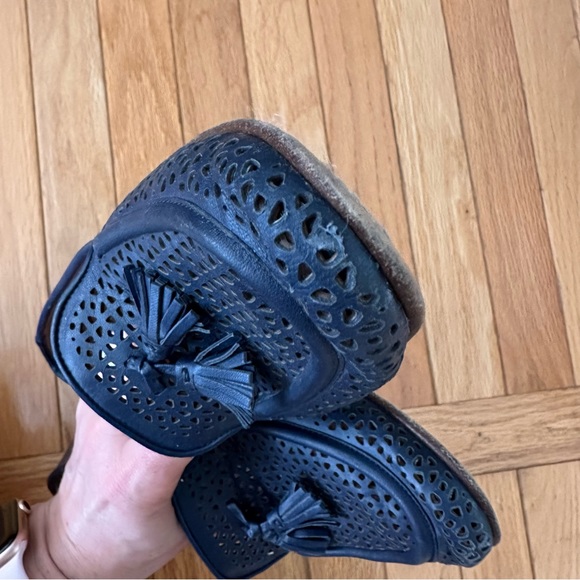 J. Crew Biella Tassel Loafers, navy, size 7.5 - Picture 11 of 11